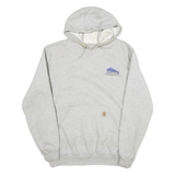 CARHARTT Mens Grey Workwear Pullover Hoodie M Cotton Blend