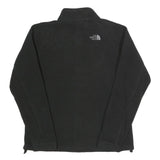 THE NORTH FACE Womens Black Zip Jacket L Polyester Blend Plain Outdoor Casual