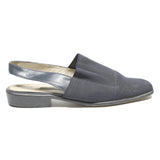 BALLY Womens Navy Blue Synthetic Slingback Shoes UK 6.5 Stylish Comfortable