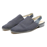 BALLY Womens Navy Blue Synthetic Slingback Shoes UK 6.5 Stylish Comfortable