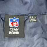 Dallas Cowboys Reebok Football Jacket - 2XL Grey Polyester