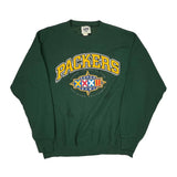 Green Bay Packers Lee Sport Nfl Sweatshirt - XL Green Cotton Blend