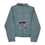 Age 10-12 Disney Cartoon Denim Jacket - Large Light Wash Cotton
