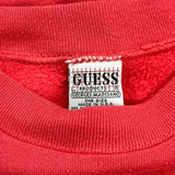 Guess Sweatshirt - XL Red Cotton