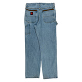 Wrangler Carpenter Jeans - 32W 34L Blue Cotton