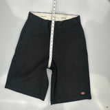 Dickies Shorts - 34W 11L Black Cotton Blend