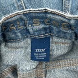 Falls Creek Carpenter Jeans - 32W 32L Blue Cotton