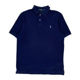 Polo By Ralph Lauren Polo Shirt - Medium Blue Cotton