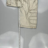 Lee Cargo Shorts - 32W 11L Beige Cotton