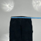 Cat Carpenter Trousers - 34W 30L Black Cotton