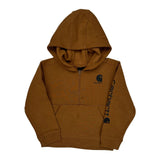 Age 4 Carhartt Hoodie - XS Brown Cotton