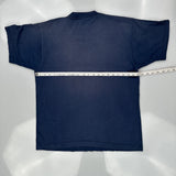 Eau Claire Immaculate Conception Tigers Unbranded Single Stitch T-Shirt - Large Navy Cotton