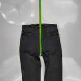 Armani Jeans Pinstripe Jeans - 29W 30L Gray Cotton