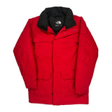 The North Face Parka - Medium Red Polyester