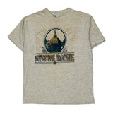 Midwest Single Stitch T-Shirt - Large Gray Cotton