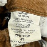 Age 4 Unbranded Pants - Small Brown Cotton