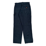 Dickies Carpenter Trousers - 28W 31L Navy Cotton