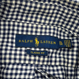 Ralph Lauren Checked Shirt - XL Black & White Cotton