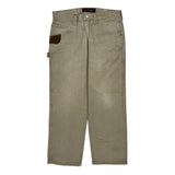Unbranded Carpenter Trousers - 36W 30L Khaki Cotton