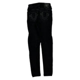 True Religion Skinny Jeans - 26W UK 6 Black Cotton Blend