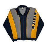Nike Spellout Track Jacket - Medium Gray Polyester