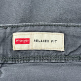 Wrangler Cargo Shorts - 33W 10L Grey Cotton