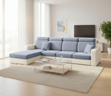 Anyseat L‑Shape Sofa Cover Dark Gray Chenille Polyester Thick Stretchable Cushion Protector for Living Room