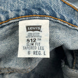 Levis Slim Fit Jeans - 26W US 2 Blue Cotton