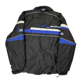Zero Zone Graphic Ski Jacket - XL Blue Polyester
