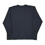 Dickies Long Sleeve T-Shirt - 2XL Black Cotton