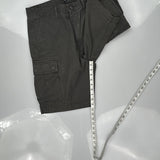 Levis Cargo Shorts - 34W 11L Grey Cotton