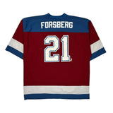 Colorado Avalanche Logo Athletics Jersey - XL Blue Polyester