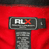 Vintage Ralph Lauren Track Jacket - Large Red Cotton Blend