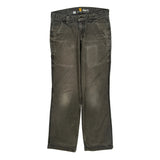 Carhartt Carpenter Trousers - 30W 28L Grey Cotton