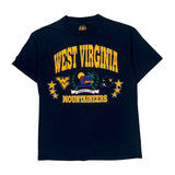 West Virginia Mountaineers Tsi Graphic T-Shirt - Large Navy Cotton