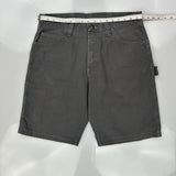 Wrangler Carpenter Shorts - 34W 10L Gray Cotton