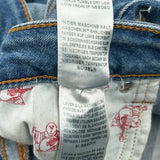 True Religion Jeans - 32W UK 12 Blue Cotton Blend