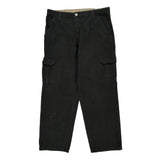 Unbranded Cargo Trousers - 36W 30L Black Cotton