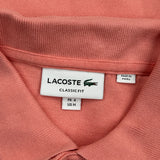 Vintage Lacoste Polo Shirt - Medium Red Cotton
