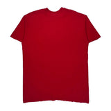 Goofy Graphic Disney Cartoon T-Shirt - XL Red Cotton