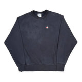 Reverse Weave Champion Sweatshirt - XL Navy Cotton