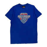 Age 11-12 Harley Davidson T-Shirt - Medium Blue Cotton