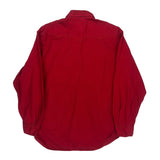 Levis Denim Shirt - Medium Red Cotton
