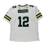 Green Bay Packers Reebok Nfl Football Jersey - 2XL White Polyester