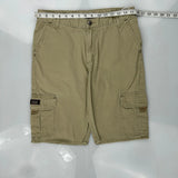 Wrangler Cargo Shorts - 30W UK 10 Khaki Cotton