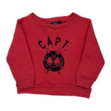 Age 24 Months Polo By Ralph Lauren Graphic Long Sleeve T-Shirt - 3XS Red Cotton