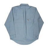 Harley Davidson Shirt - Large Blue Cotton Blend