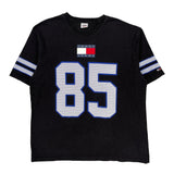 85 Tommy Jeans Football Jersey - XL Black Cotton