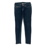 True Religion Skinny Fit Jeans - 30W UK 8 Dark Wash Cotton Blend