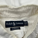 Ralph Lauren Shirt - XL White Cotton